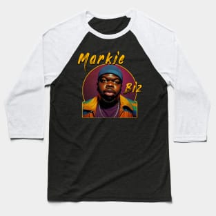 Old Skool Hip Hop Design Baseball T-Shirt